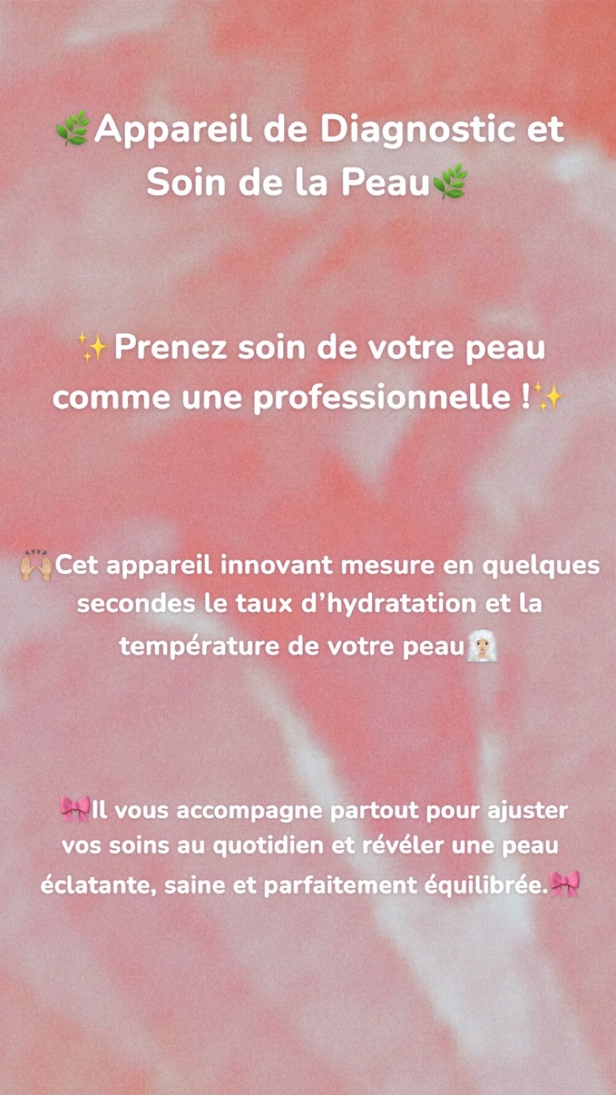 Appareil de Diagnostic et Soin de la Peau ❤️‍🔥